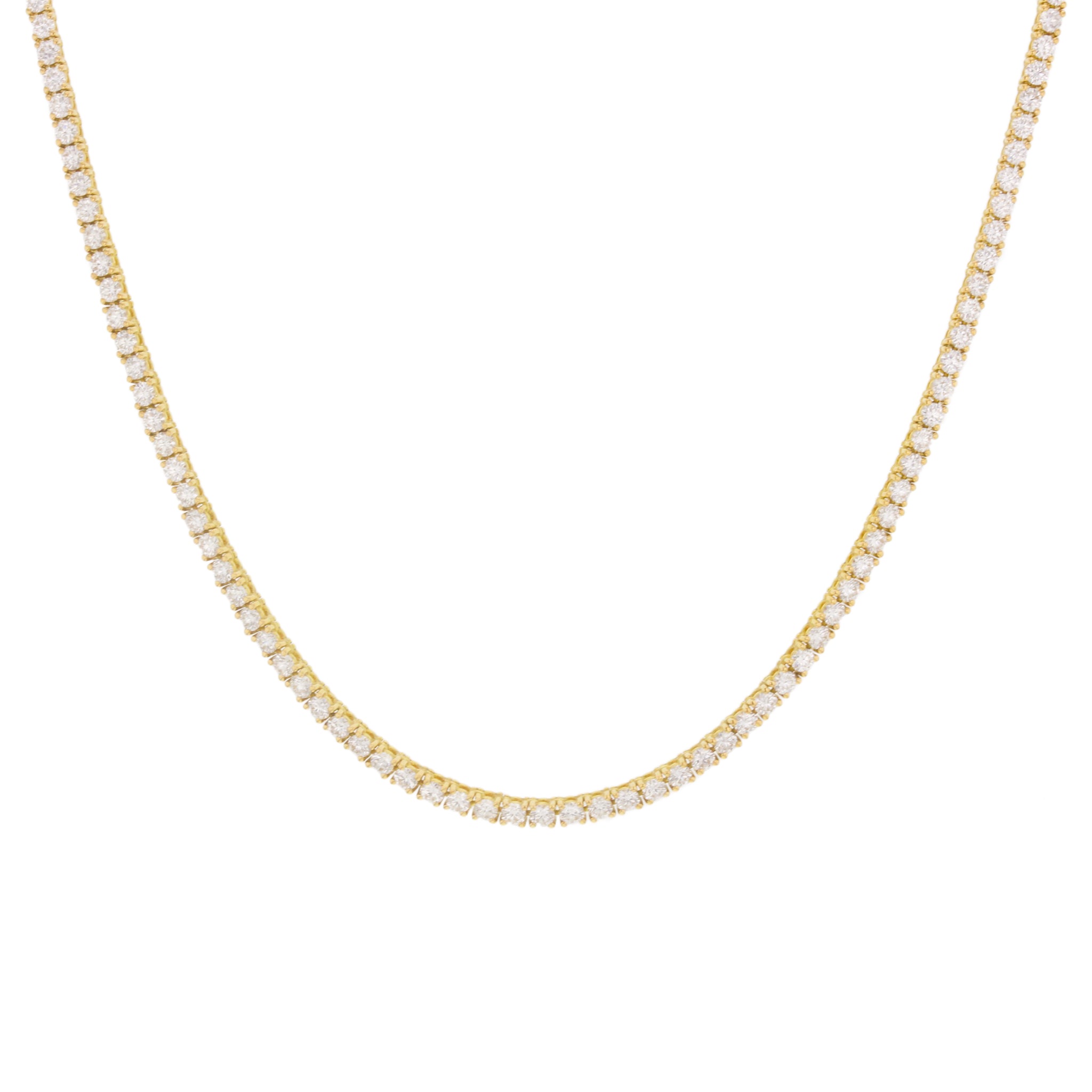 A. Link 16" Diamond Tennis Necklace - Be On Park