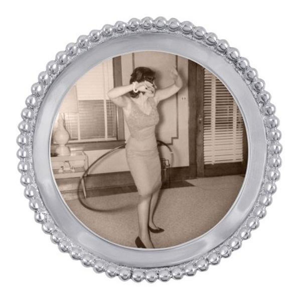 Mariposa Beaded Round Frame - Be On Park