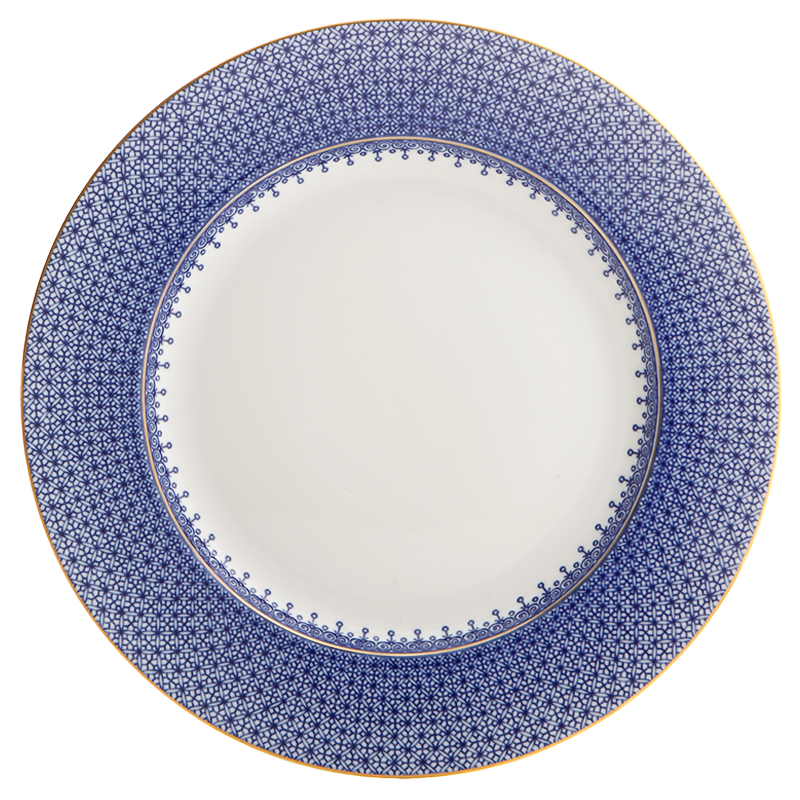 Blue Lace Dinner Plate - Be On Park