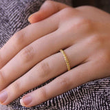 JB Star fancy yellow diamond band - Be On Park