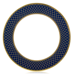 Royal Crown Derby Majestic Navy Blue Flat Rim Dinner Plate - Be On Park