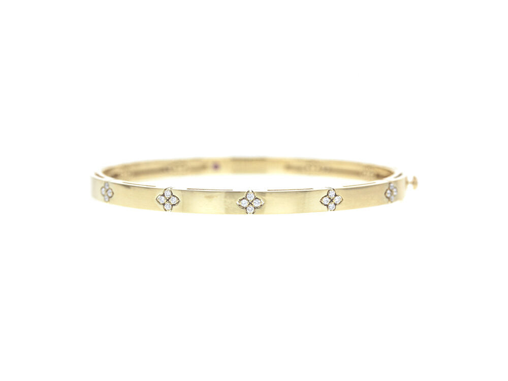 Roberto Coin Diamond Verona Bangle Bracelet - Be On Park