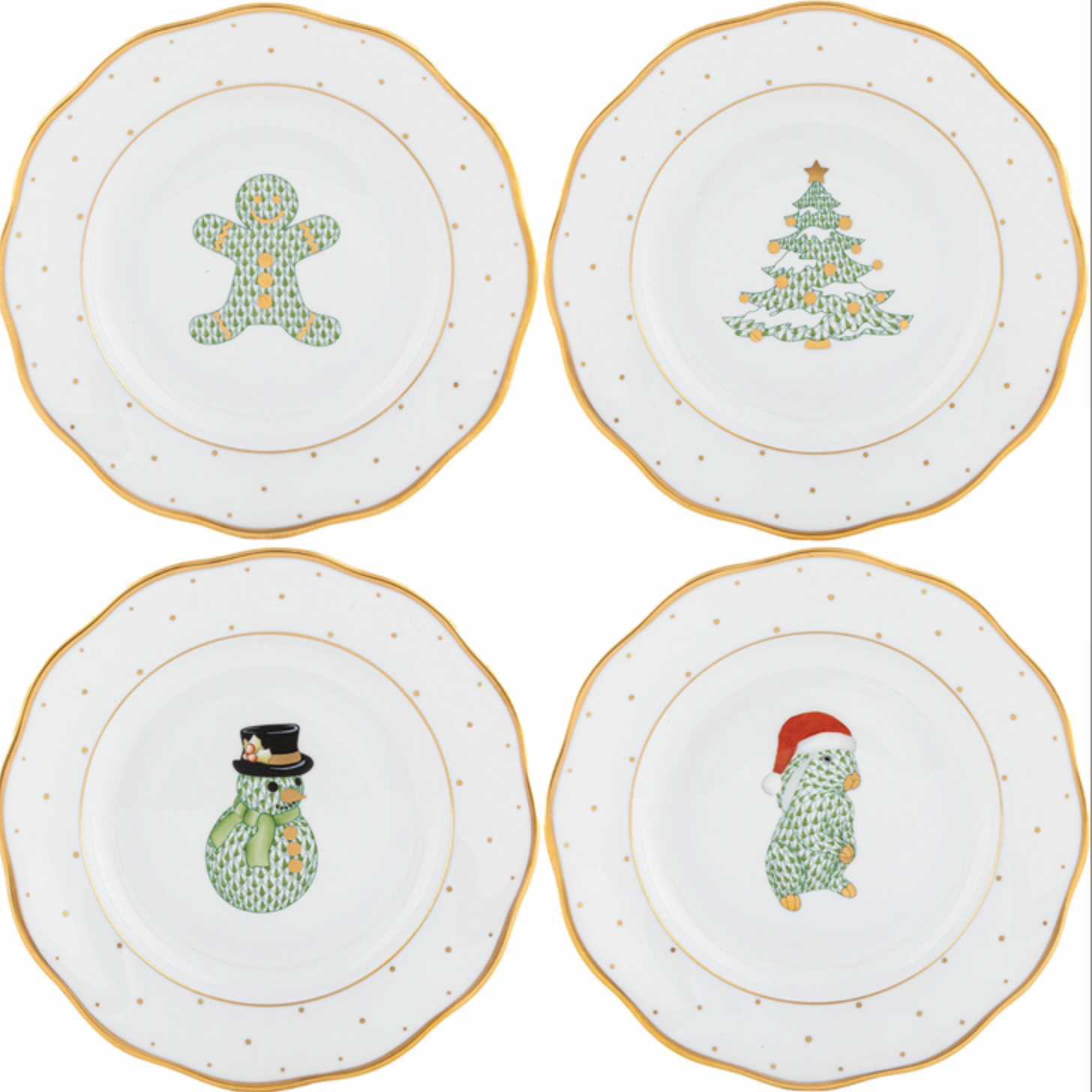 Christmas Dessert Plates - Be On Park