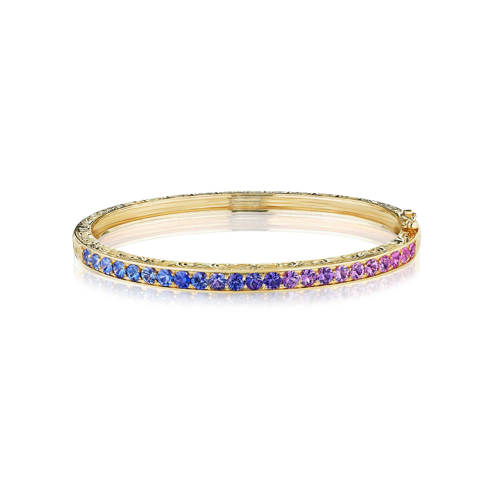 Penny Preville Rainbow Sapphire Watercolor Bangle - Be On Park