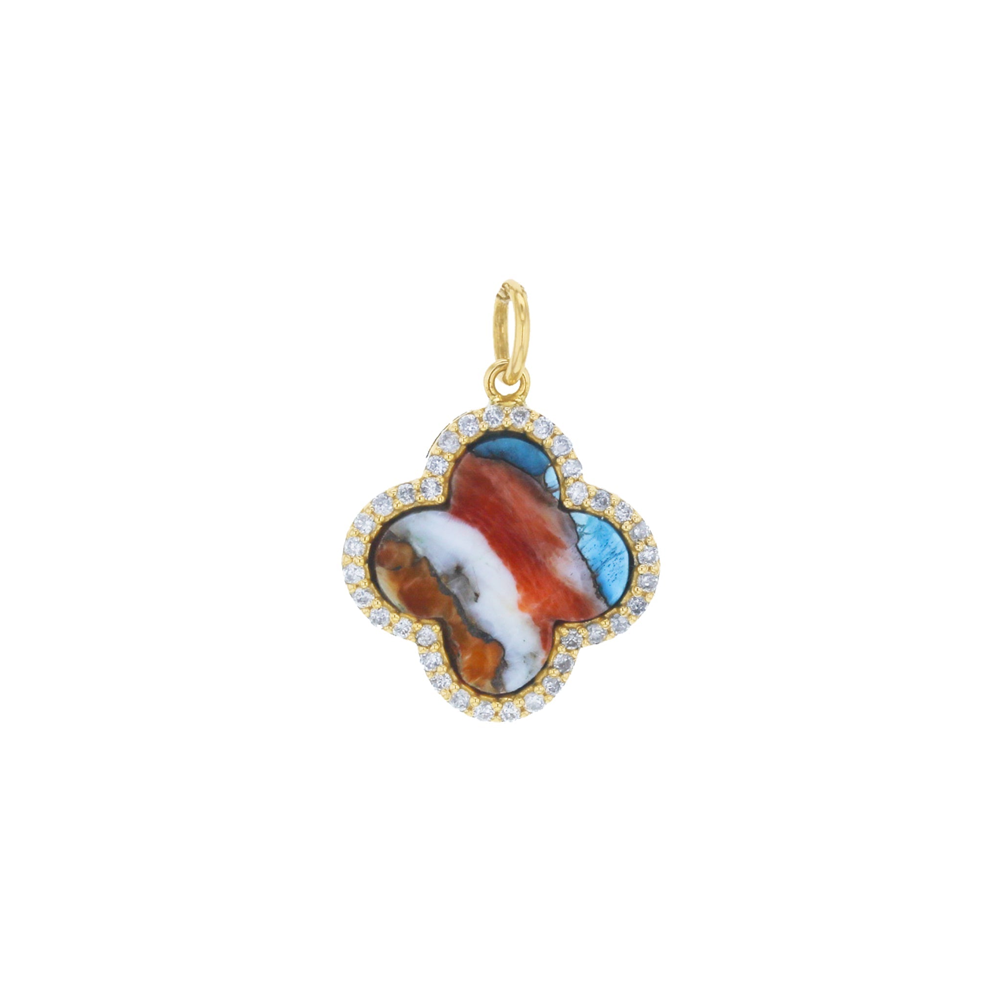 Bright Gems & Beads Oyster Tourmaline & Diamond Pendant - Be On Park