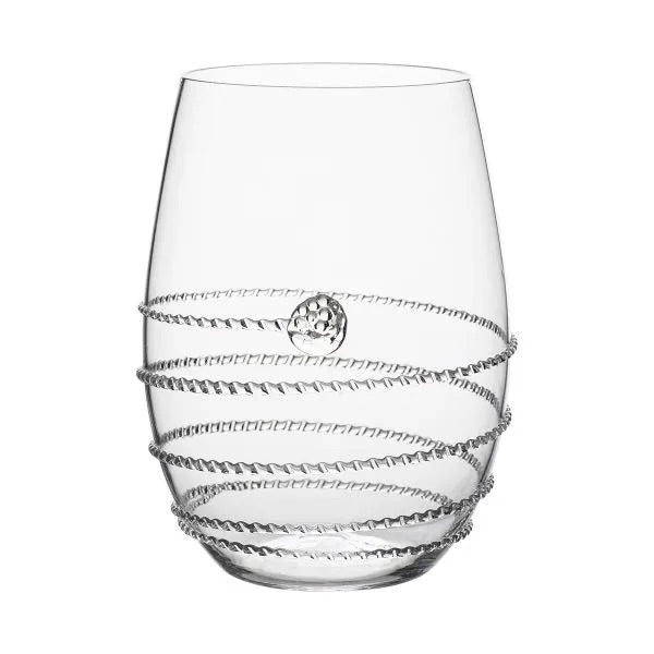 Juliska Amalia Stemless White Wine Glass - Be On Park