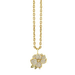 Sydney Evan Gold & Diamond Large Magnolia Necklace - Be On Park