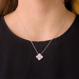 Penny Preville pave diamond large flower pendant necklace - Be On Park
