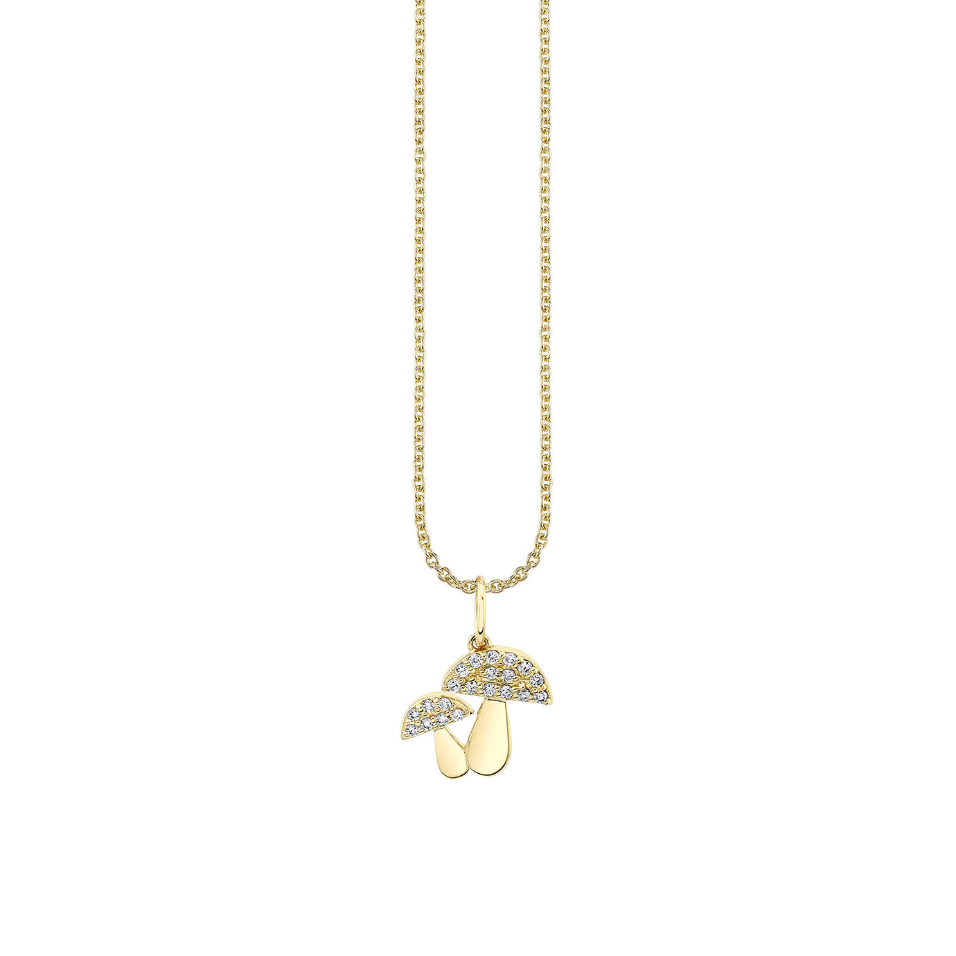 Sydney Evan Diamond Mushroom Charm Necklace - Be On Park