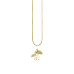 Sydney Evan Diamond Mushroom Charm Necklace - Be On Park