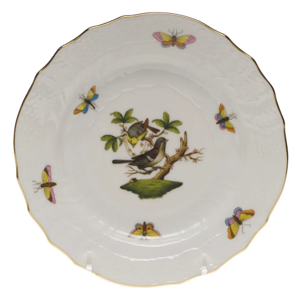 Herend Rothschild Bird Multicolor Bread and Butter Plate - Be On Park