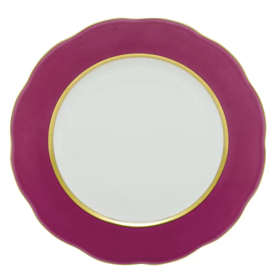 Silk Ribbon, Service Plate, Raspberry 11in diameter - Be On Park