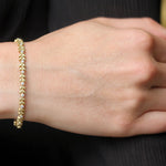 Penny Preville Round Diamond & Leaf Bangle - Be On Park