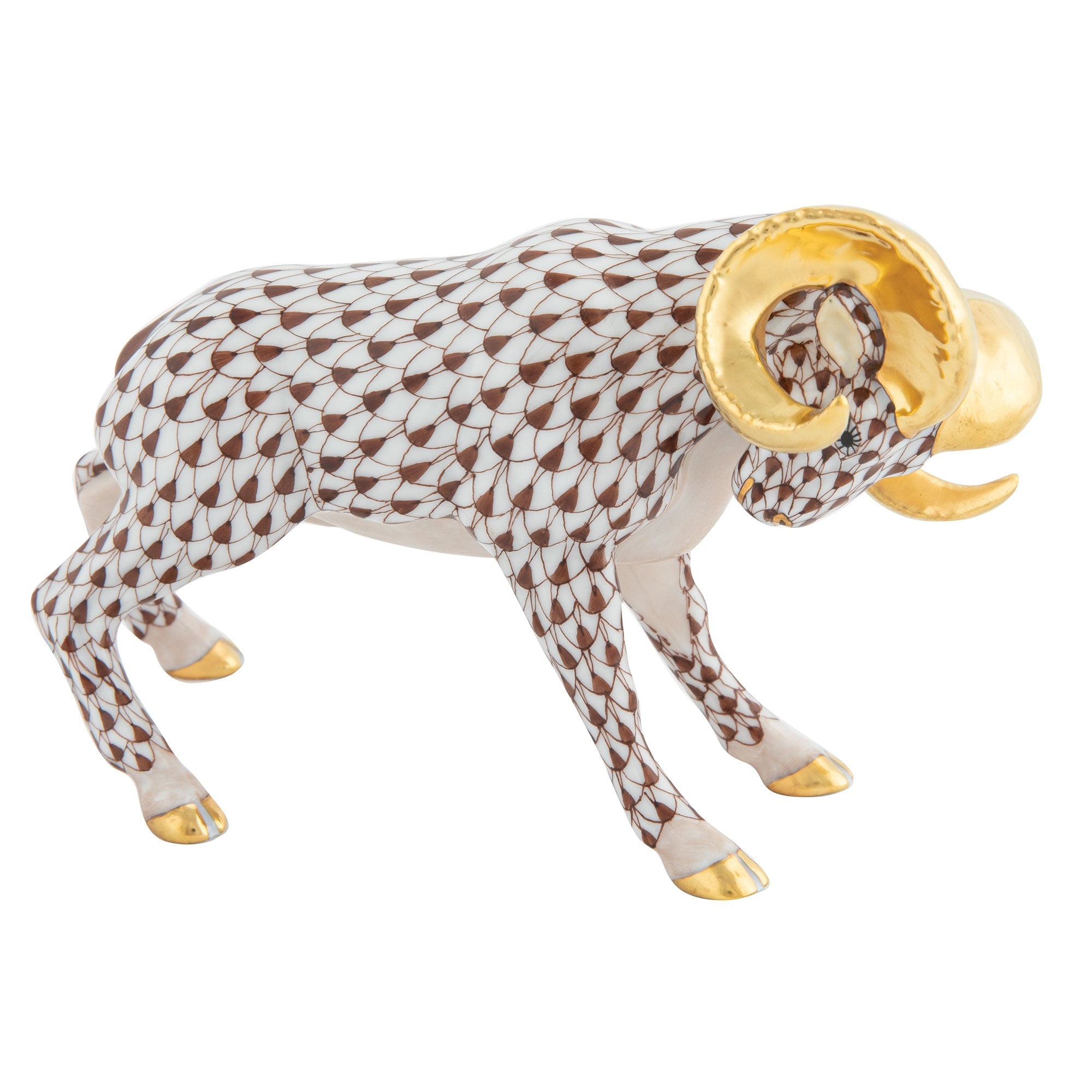 Charging Ram Figurine, Black - Be On Park