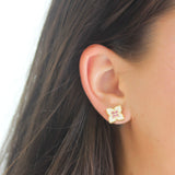 Roberto Coin Venetian Princess Carnival Medium Flower Stud Earrings