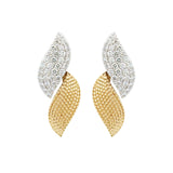 Roberto Coin San Marco Textured Diamond Earrings