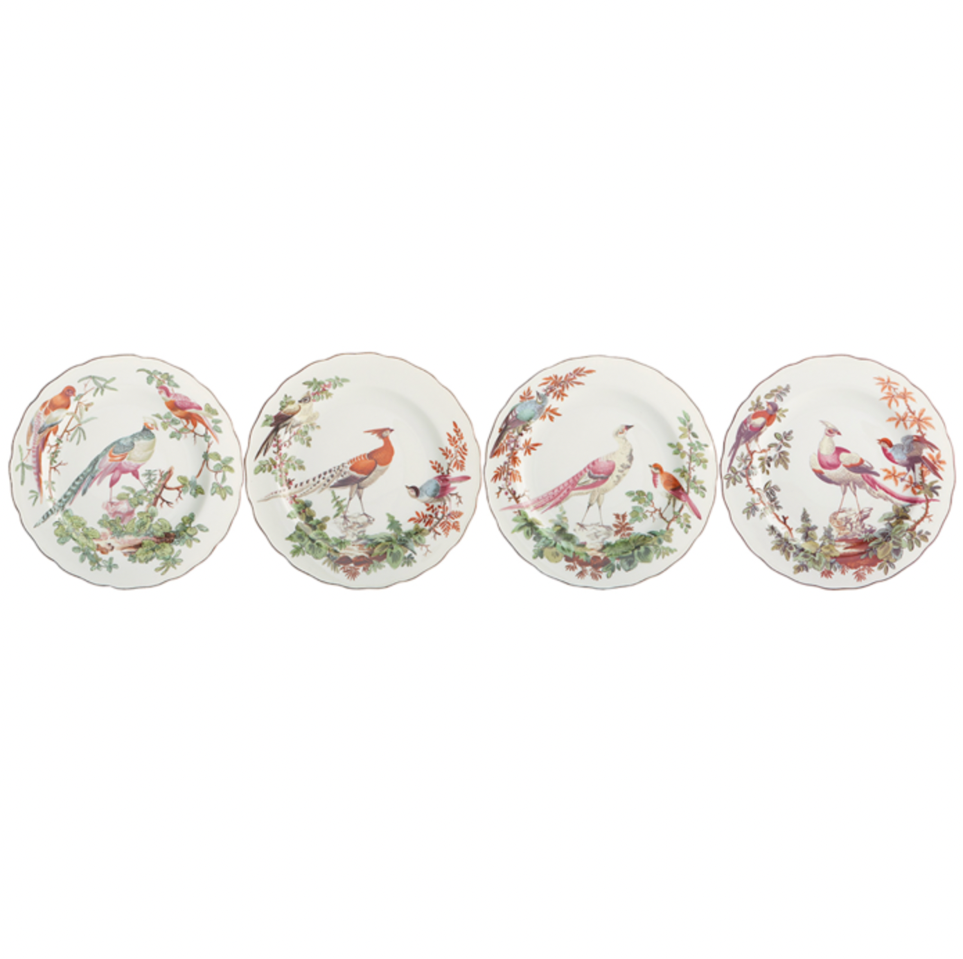 Chelsea Bird Dessert Plates, Set of 4 - Be On Park