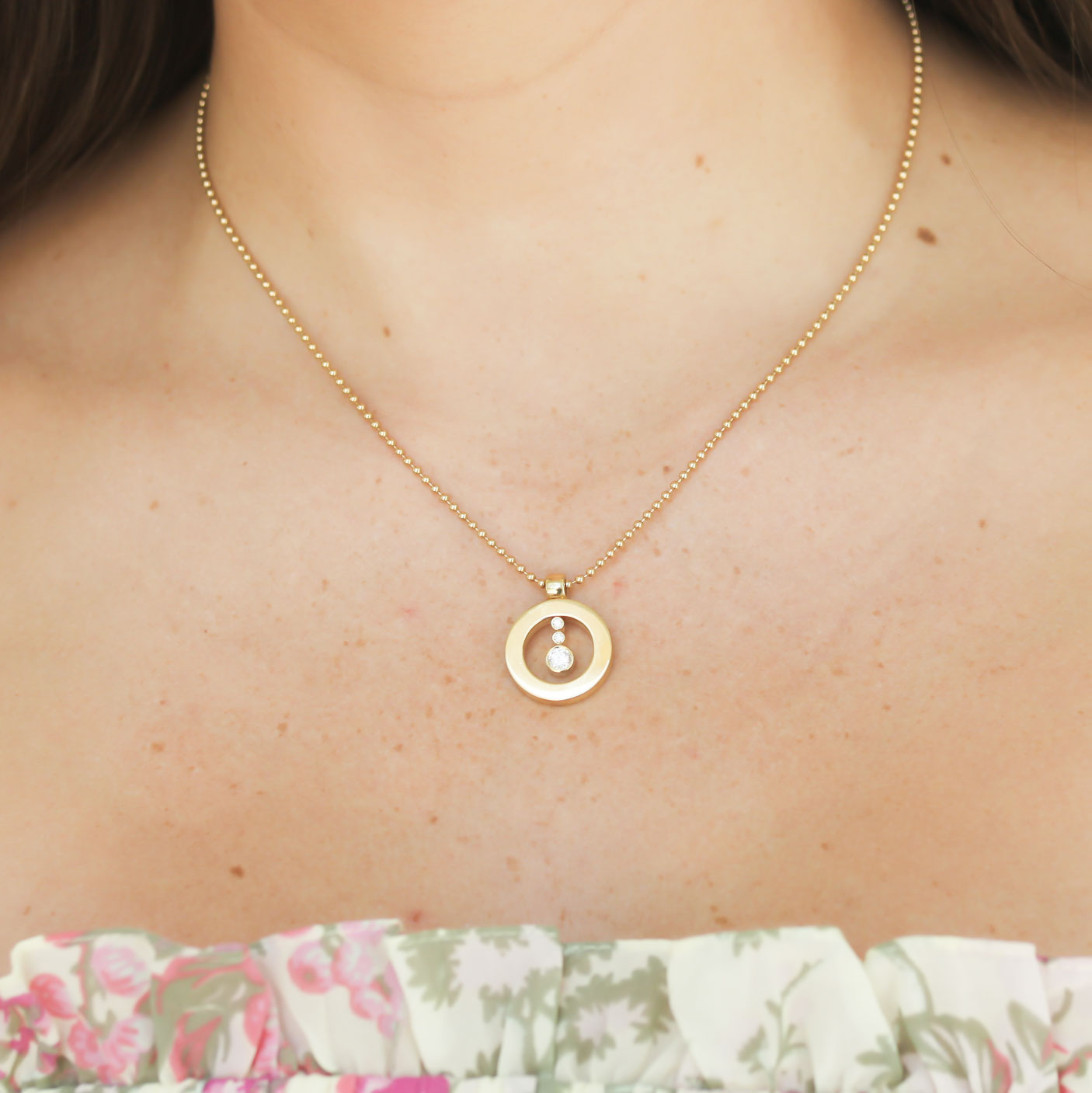 Roberto Coin Baby O Diamond Necklace - Be On Park
