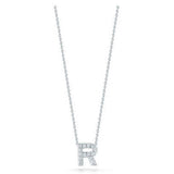 Roberto Coin 16-18" love letter diamond "R" necklace, additional letters available - Be On Park