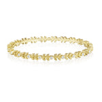 Penny Preville Round Diamond & Leaf Bangle - Be On Park