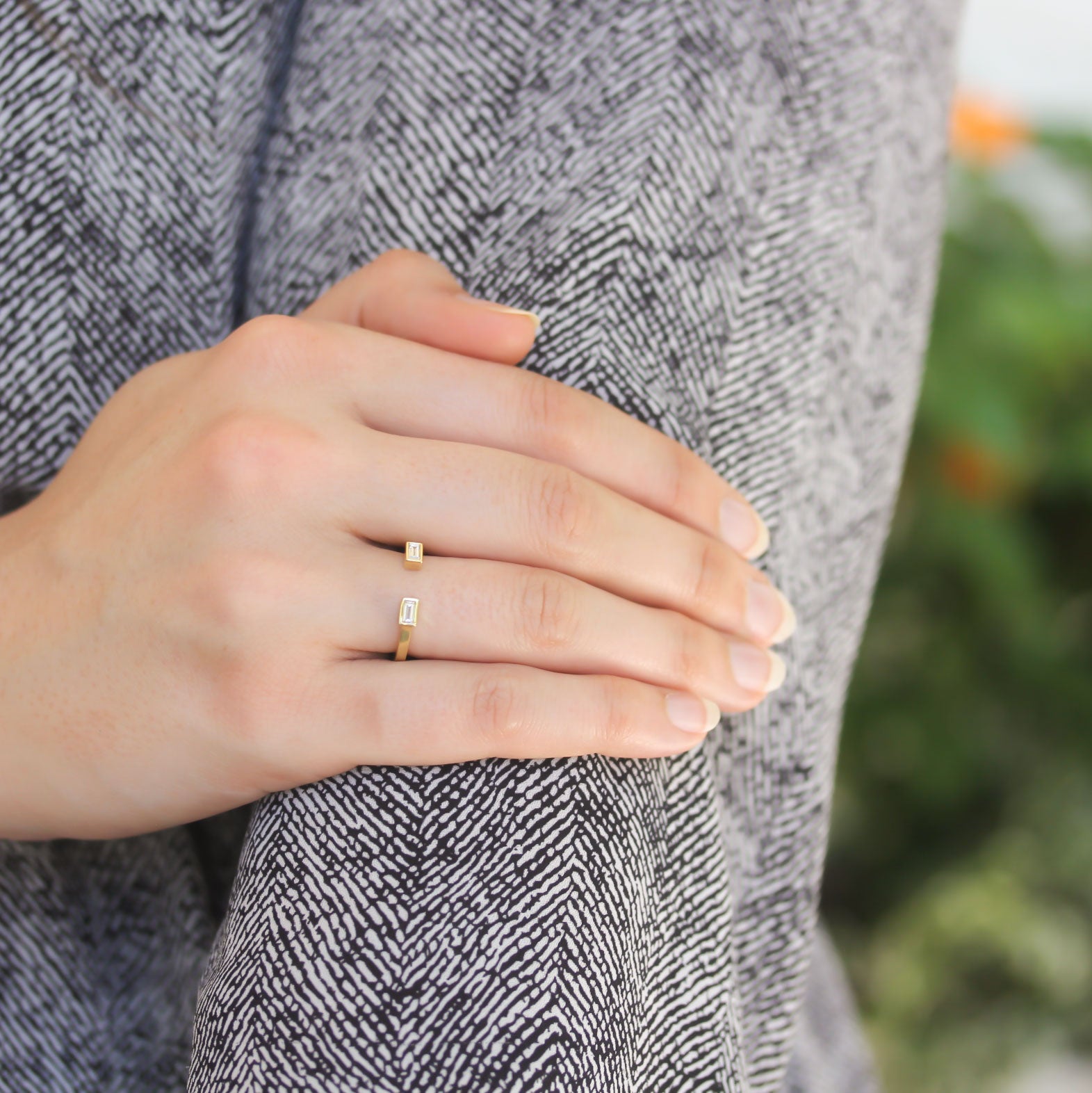 John Apel baguette diamond ring - Be On Park