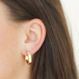 Penny Preville Burnished Diamond Hoop Earrings