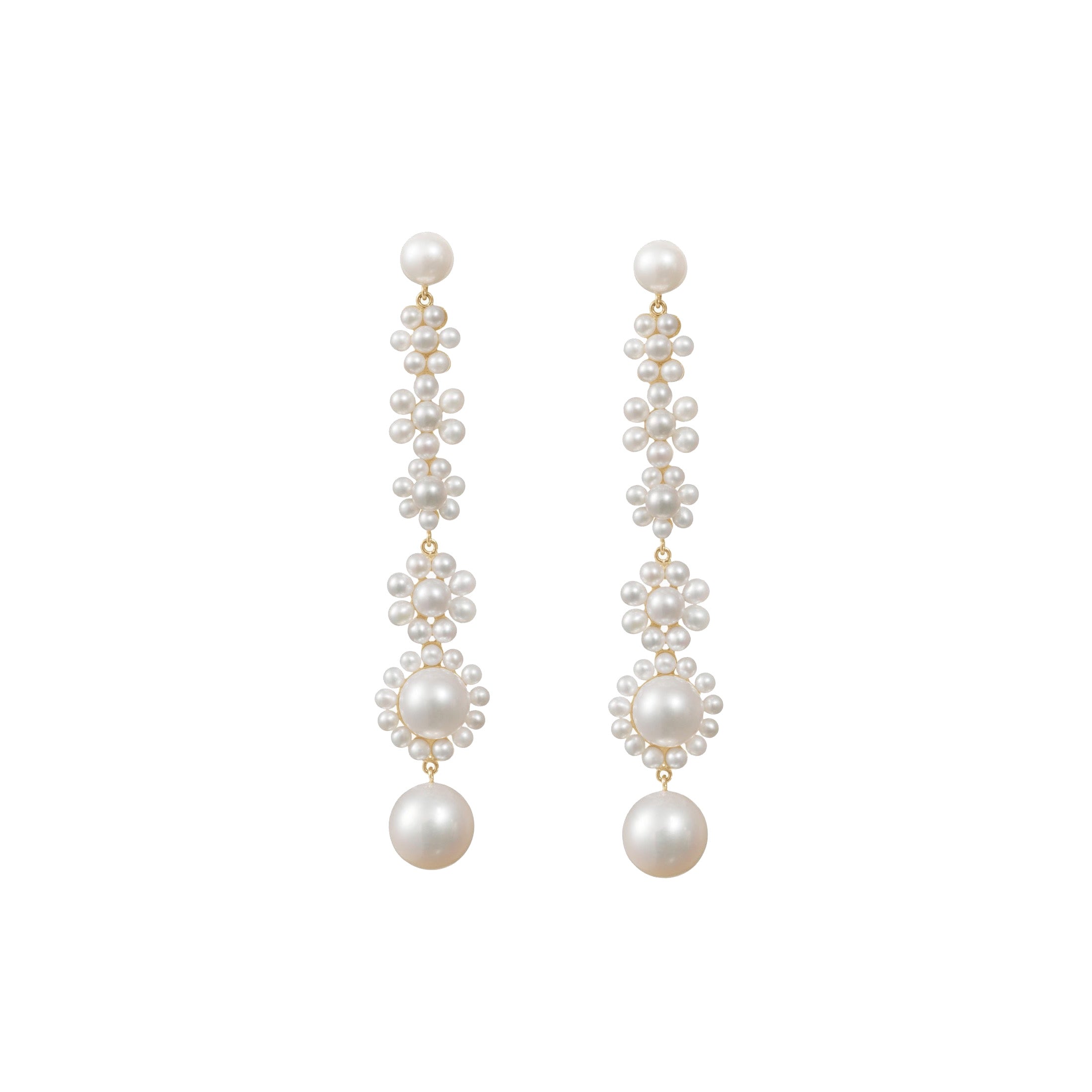 Sophie Bille Brahe Grande Fleur Jeanne Earrings - Be On Park
