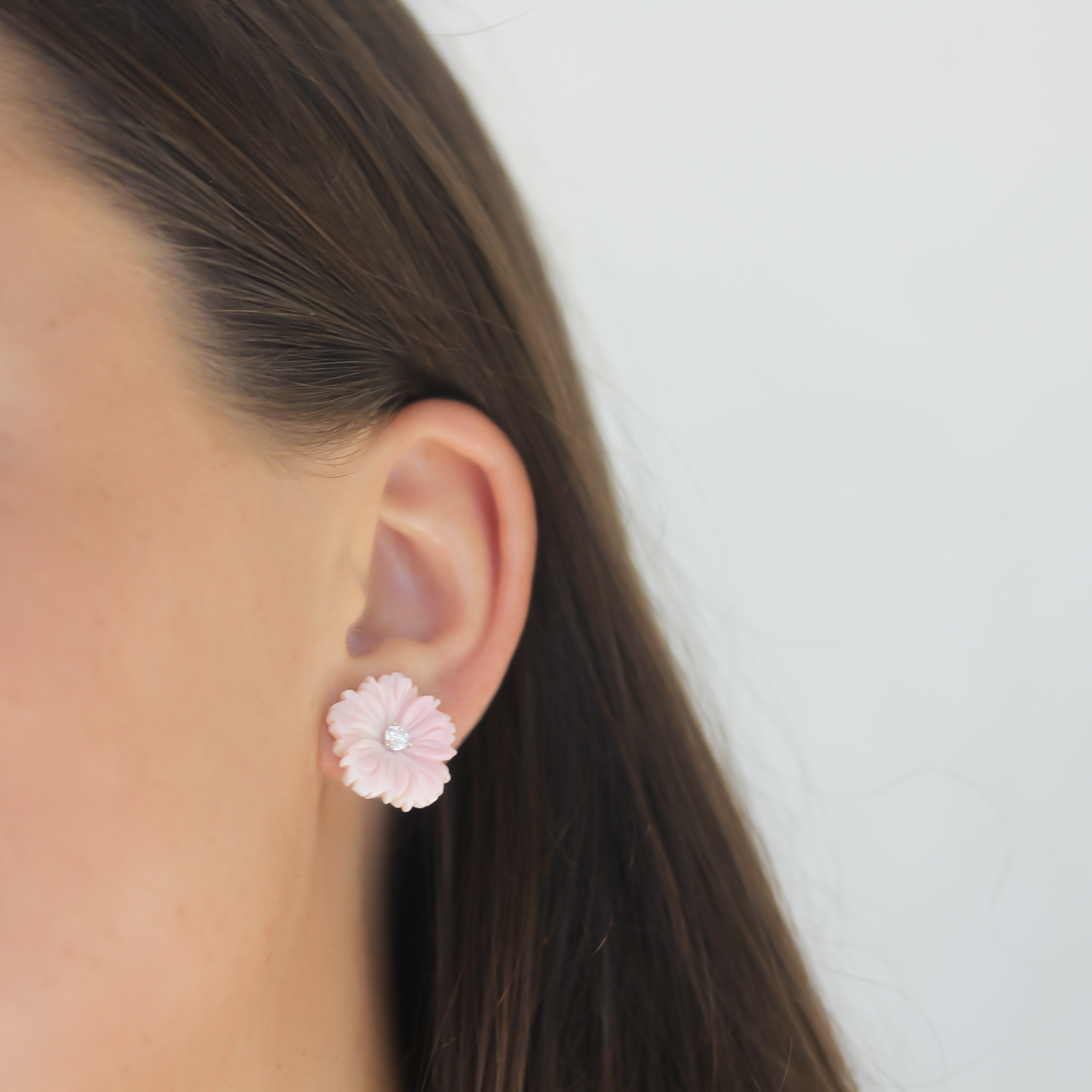 Conch Posy Stud Earrings - Be On Park