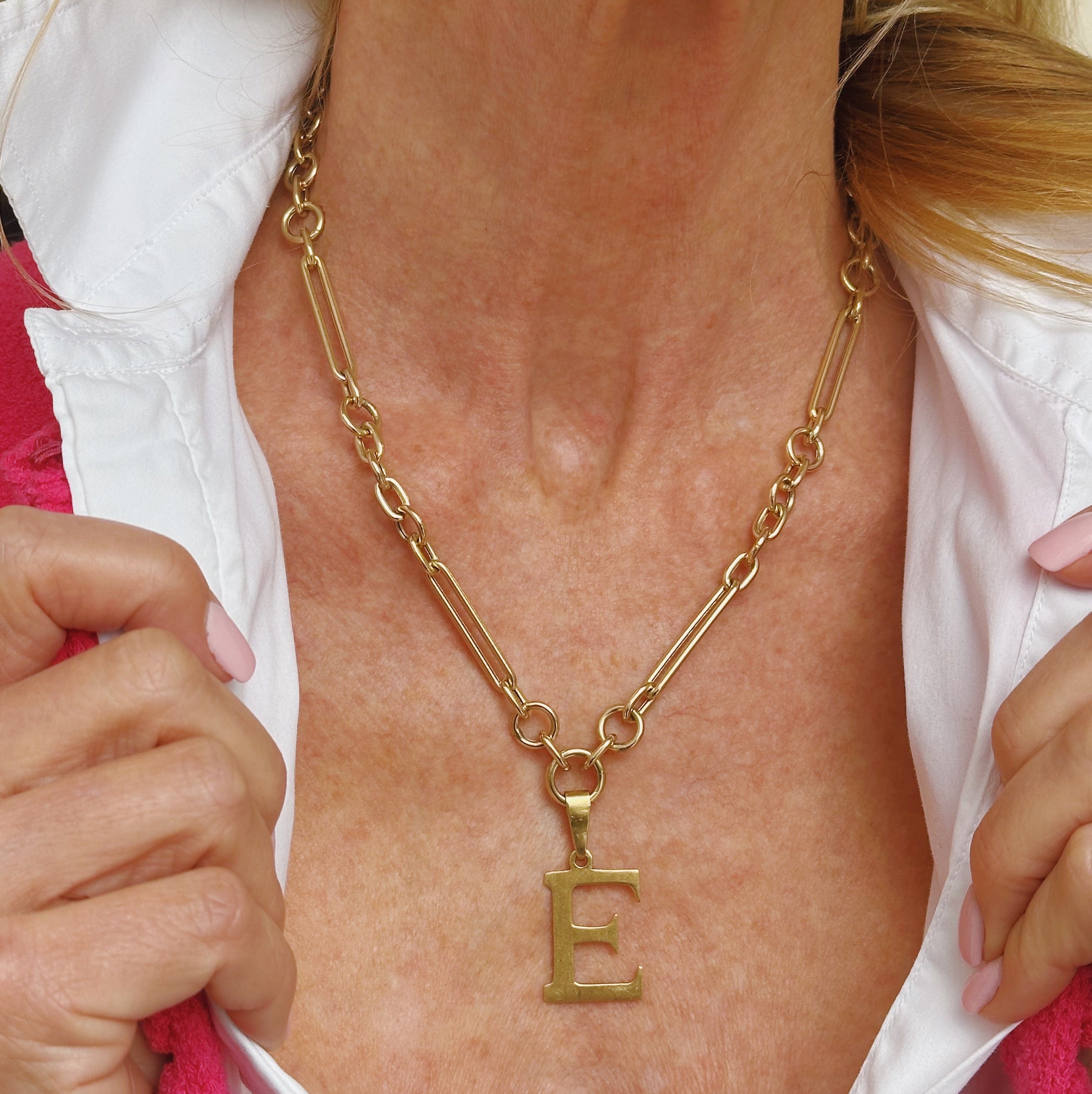 Vintage Large 'E' Pendant - Be On Park
