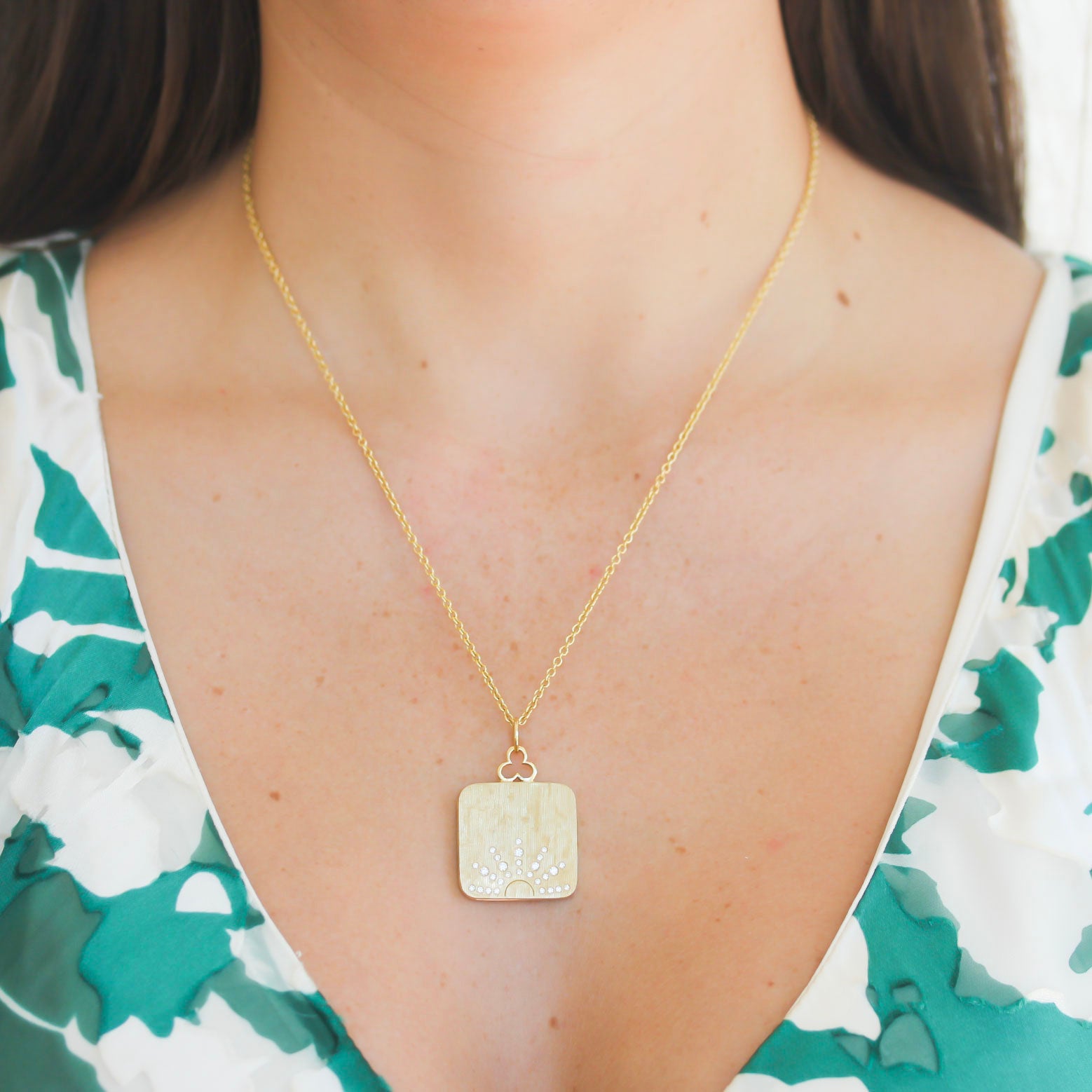 Devon Woodhill Diamond "Sunrise" Pillow Deluxe Locket - Be On Park