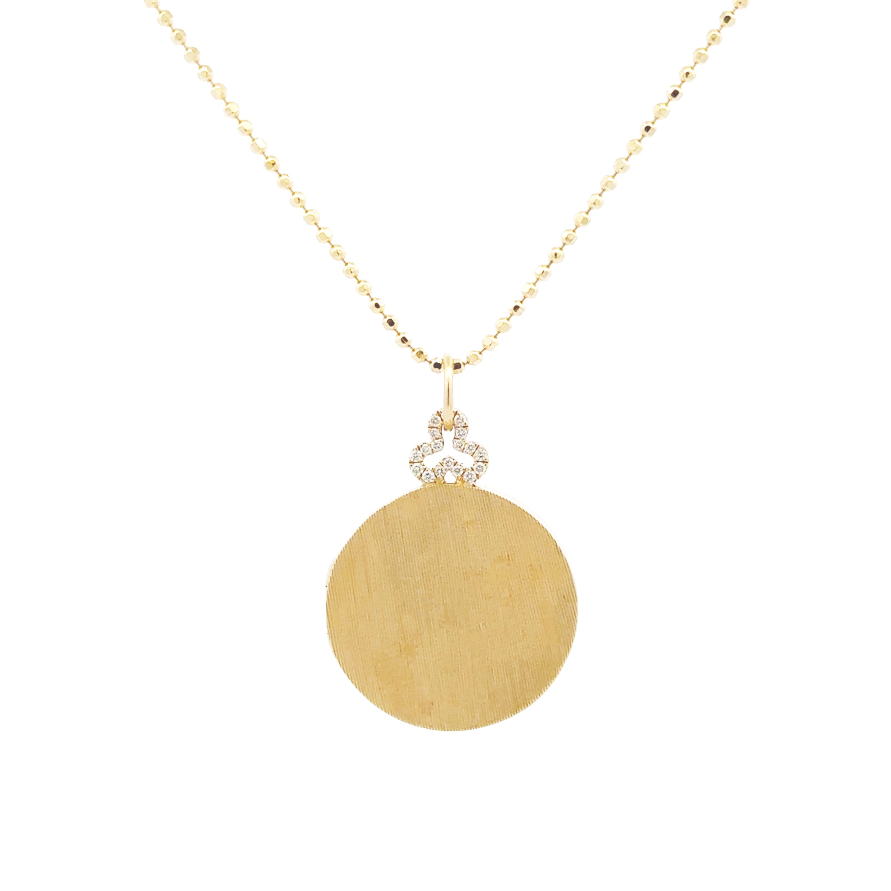 Devon Woodhill Florentine Locket on 20" Gold Ball Chain - Be On Park