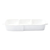 Lastra Small Three Part Server | White - Be On Park