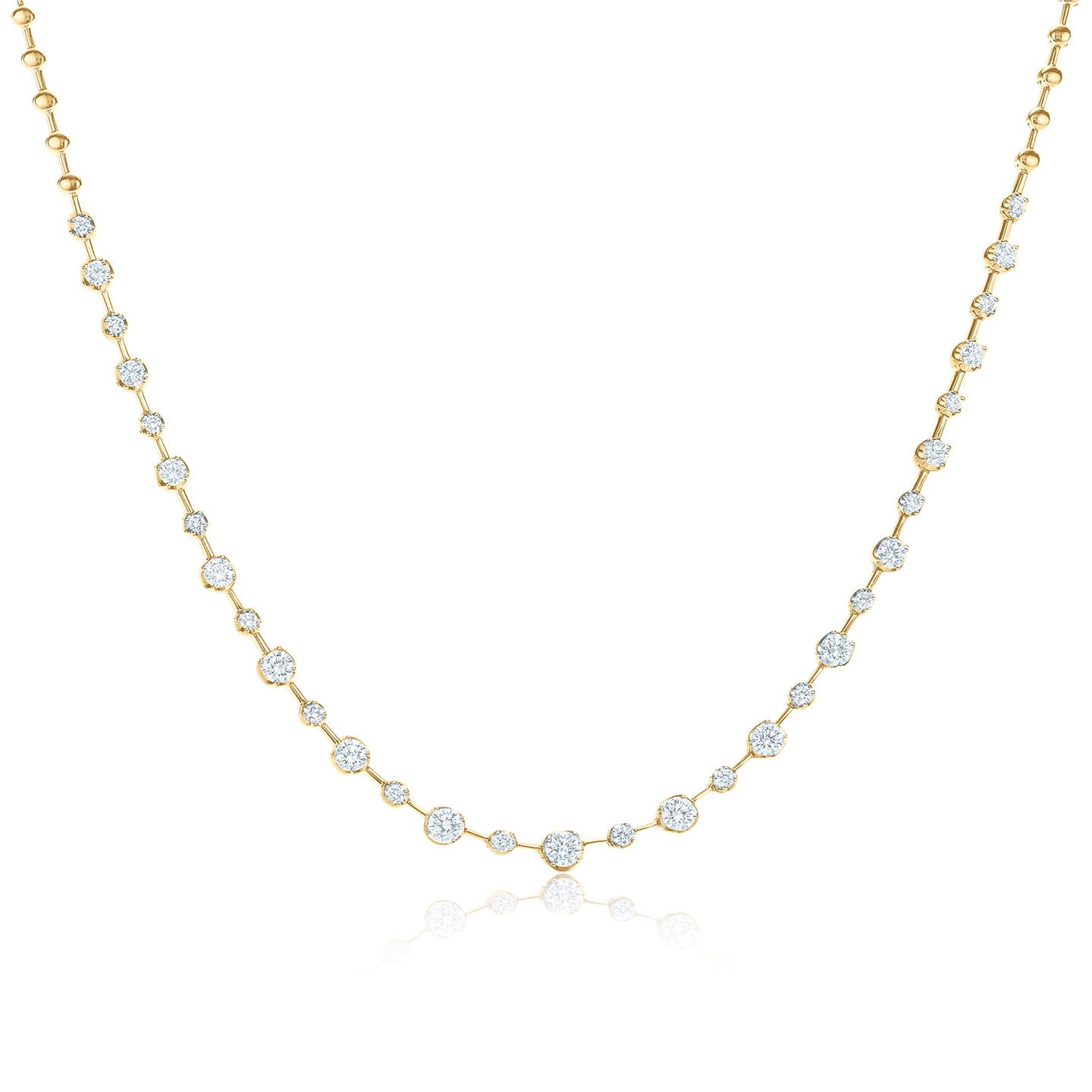 Kwiat alternating diamond starry night necklace - Be On Park