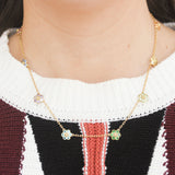 Temple St Clair Rainbow Fiori Necklace
