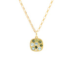 Lauren K Green Tourmaline and Aquamarine Giselle Necklace - Be On Park
