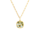 Lauren K Green Tourmaline and Aquamarine Giselle Necklace - Be On Park