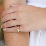 Penny Preville High Polish Edge Diamond Band