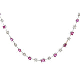 Vintage 1930s Burma Ruby and Diamond Asprey Necklace - Be On Park