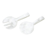 Nashi Home Short Handle Servers - White Swirl - Be On Park