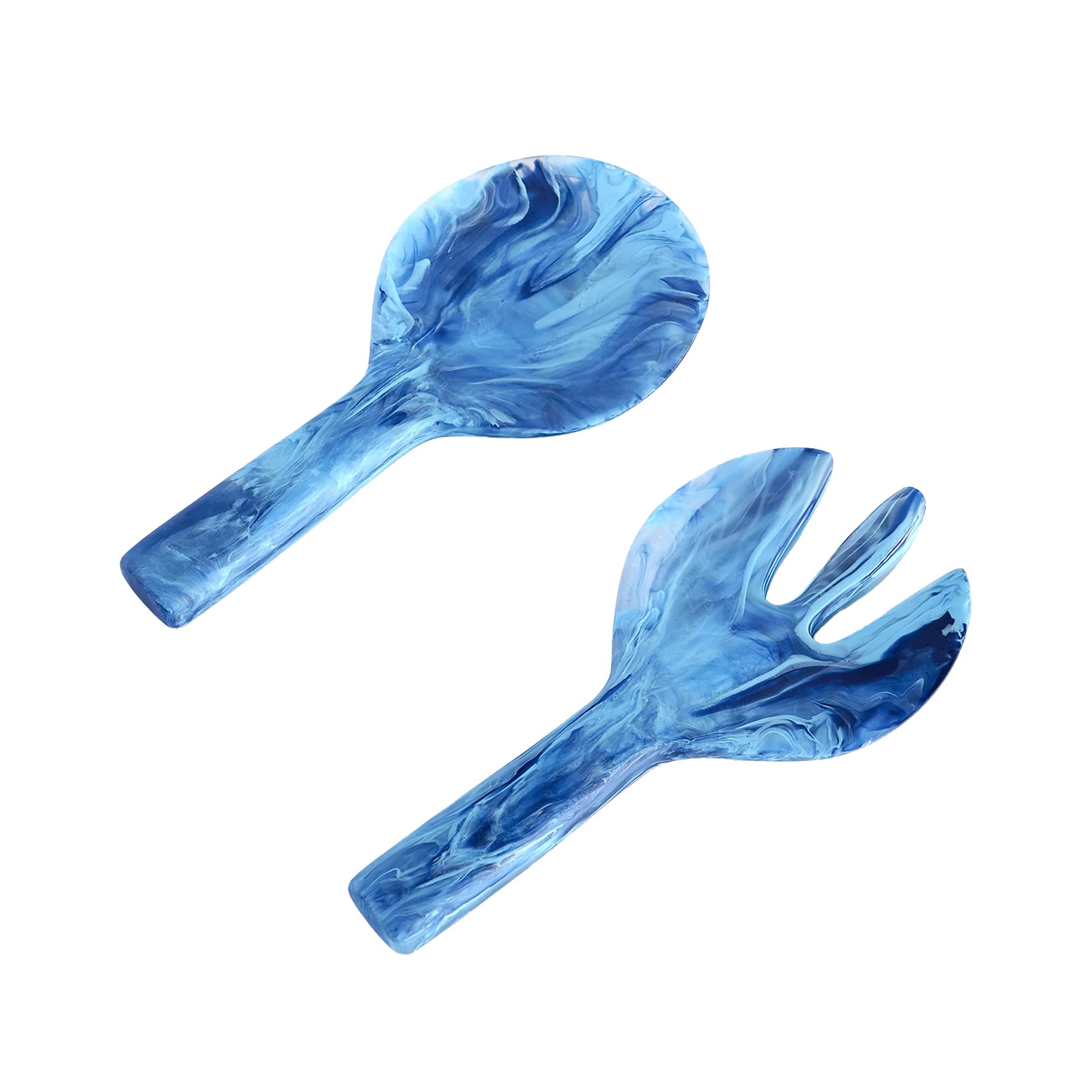 Nashi Home Short Handle Servers - Denim Swirl - Be On Park