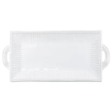Incanto Stone White Stripe Rectangular Handled Platter - Be On Park