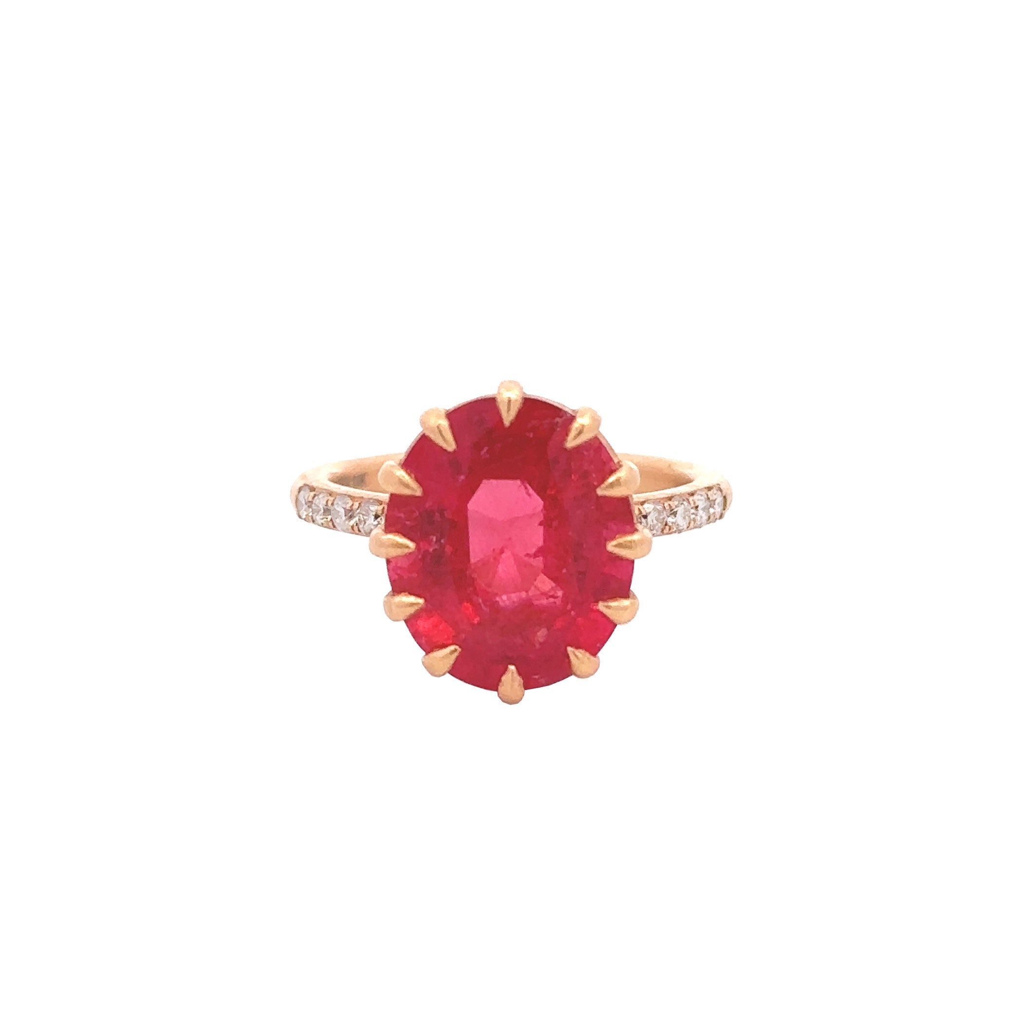 Sutra Jewels Pink Tourmaline and Diamond Ring - Be On Park
