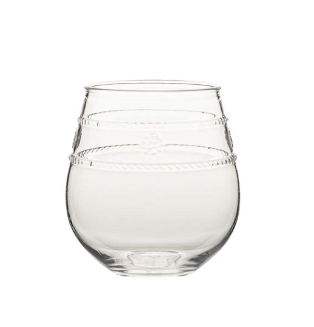Isabella Acrylic Stemless Wine Glass | Set of Four - Be On Park