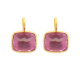 Stephanie Albertson Pink Corundum Cocktail Earrings - Be On Park