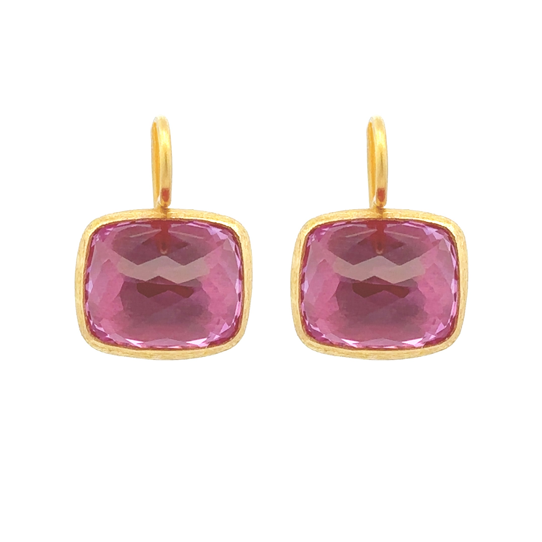 Stephanie Albertson Pink Corundum Cocktail Earrings - Be On Park