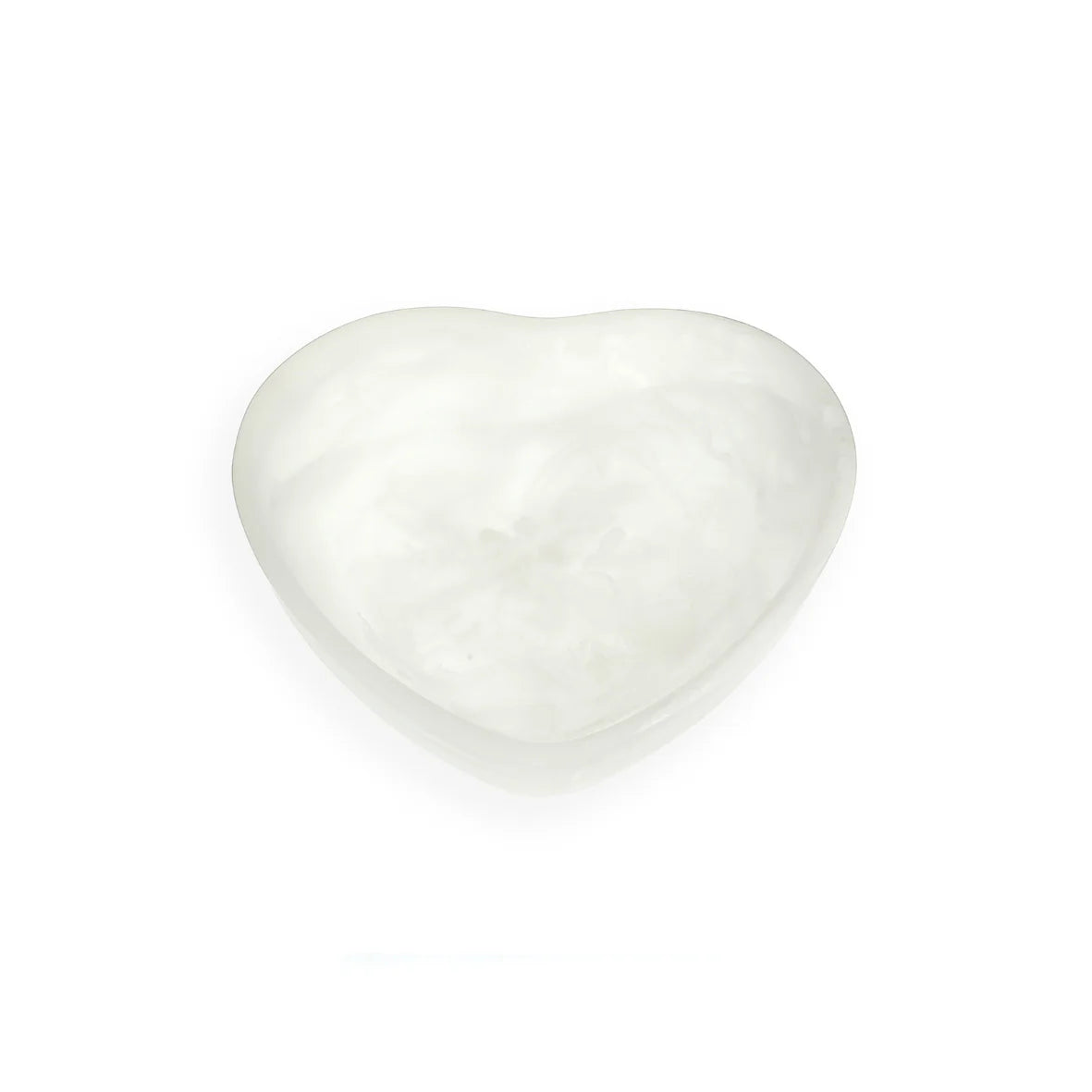 Nashi Home Heart Bowl Small - White Swirl - Be On Park