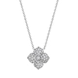 Penny Preville pave diamond large flower pendant necklace - Be On Park