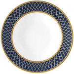 Royal Crown Derby Majestic Navy Blue Rim Soup - Be On Park