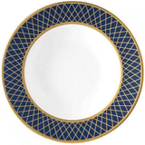 Royal Crown Derby Majestic Navy Blue Rim Soup - Be On Park