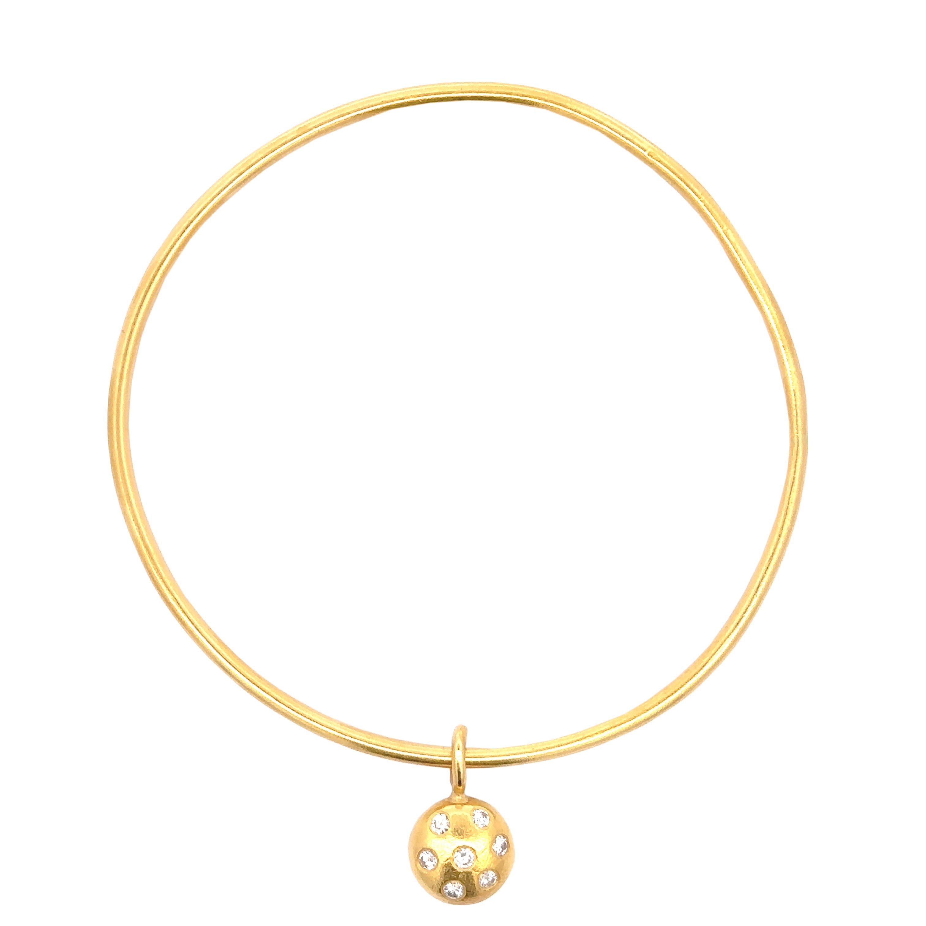 Stephanie Albertson Diamond Seed Charm Bangle - Be On Park